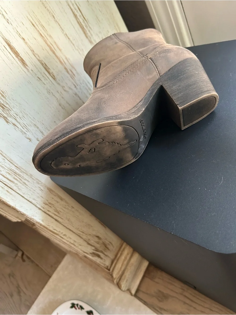 Brown Suede womens Chelsea Boots